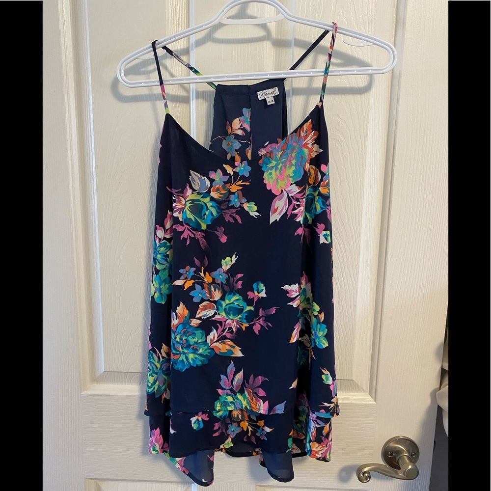 Kismet floral tank